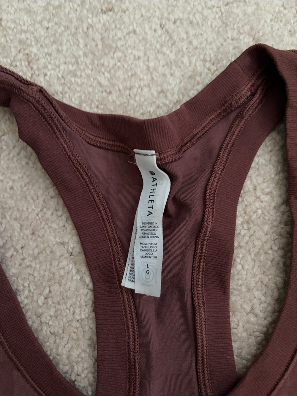 Athleta Women's Racerback Tank - Picture 3 of 3